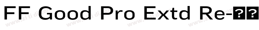 FF Good Pro Extd Re字体转换